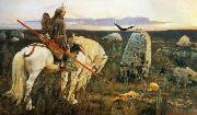 Viktor Vasnetsov A Knight at the Crossroads. Sweden oil painting artist